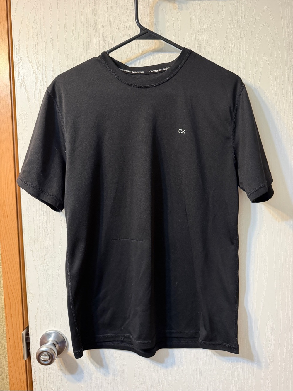 Calvin Klein Black Short-Sleeve Swimwear T-Shirt